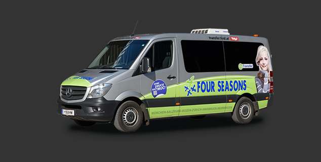 Private Class A shuttle-minivan just for you and your companion(s)